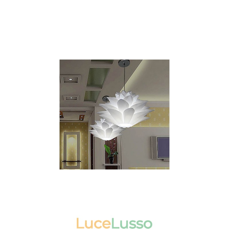 Lampada DropLight con decorazione moderna Lotus