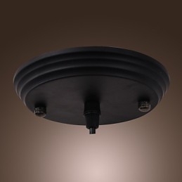 Lampada a sospensione tradizionale classica vintage con dipinto dell'isola