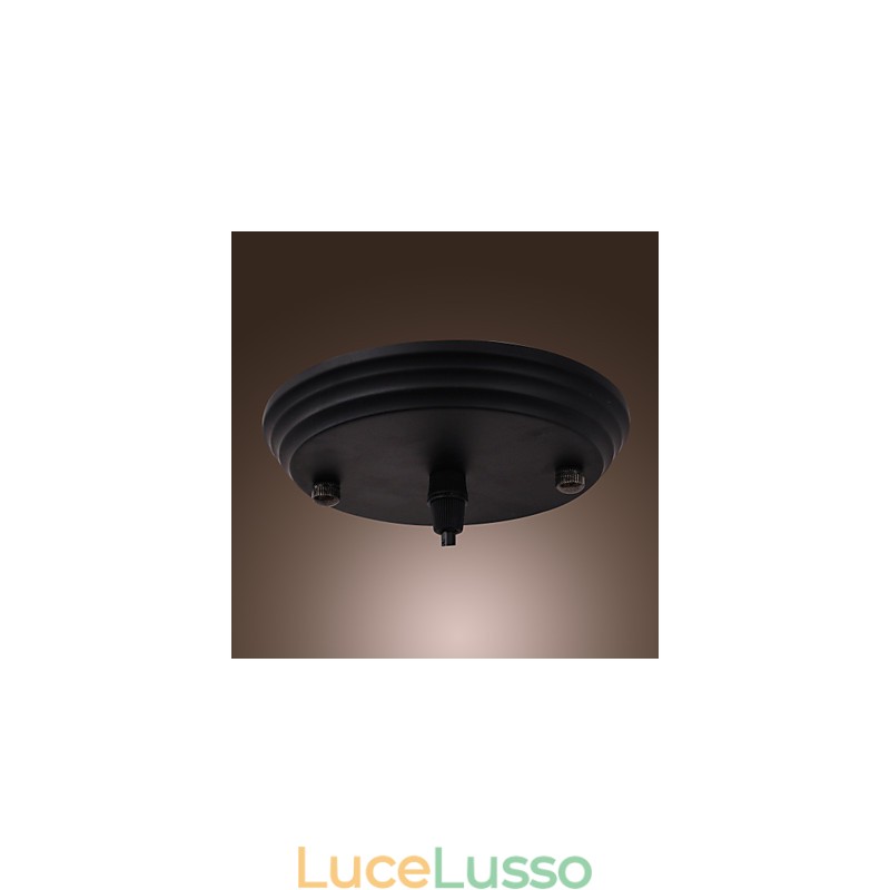 Lampada a sospensione tradizionale classica vintage con dipinto dell'isola