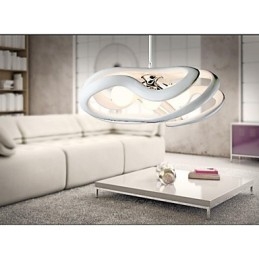 Lampada a sospensione moderna in resina dipinta e contemporanea