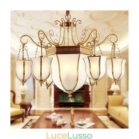 Lampadario Tradizionale Classico Rustico Lodge Metallo Lampadario Tradizionale Classico Rustico Lodge Metallo