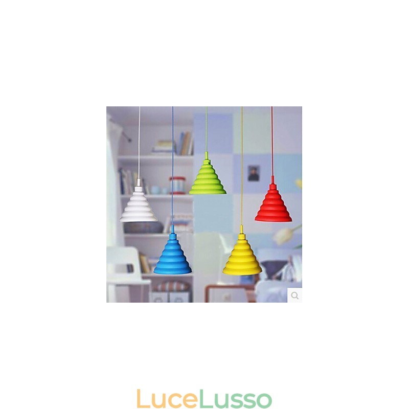 Lampade a sospensione moderne contemporanee in plastica