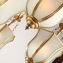 Lampadario Tradizionale Classico Rustico Lodge Metallo