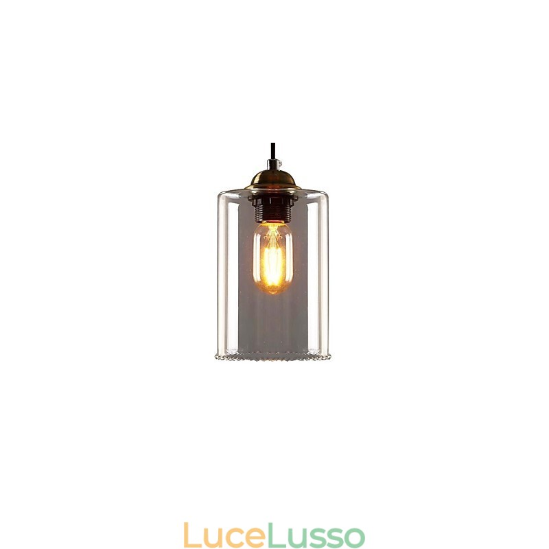 Lampadario in metallo retrò