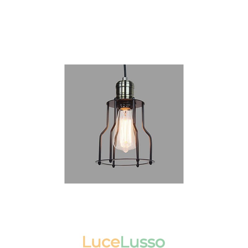 Lampada a sospensione in stile mini vintage classico tradizionale