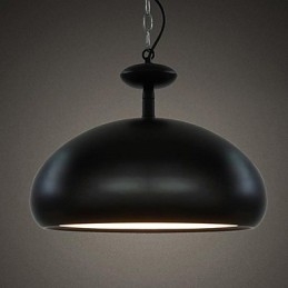 Lampada a sospensione moderna e contemporanea con dipinto a ciotola retrò