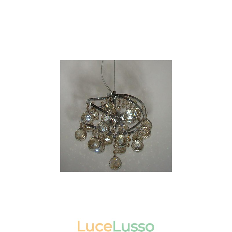 Lampadario di cristallo Lussuosa luce pendente Illuminazione da pranzo