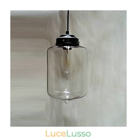Pendente di design della bottiglia 1 luce minimalista dipinto in ferro Pendente di design della bottiglia 1 luce minimalista dipinto in ferro