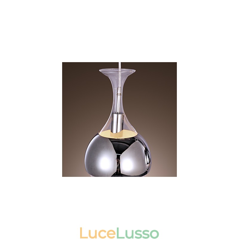 Lampadario creativo in stile francese a 3 luci a forma di calice