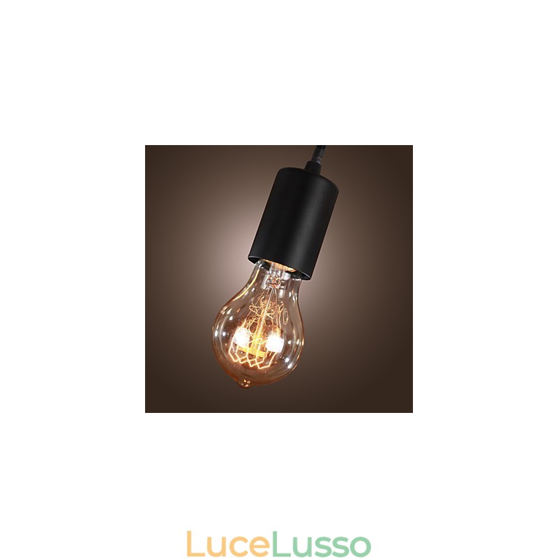 Lampadario Vintage Design Lampadine Incluse Living 10 Luci Lampada a Sospensione