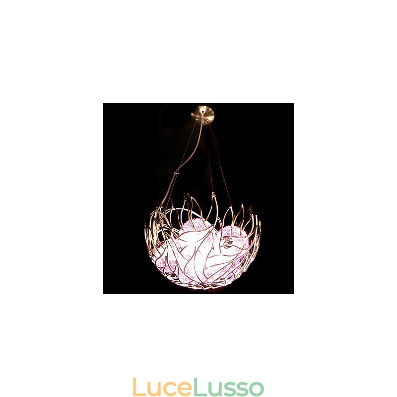 Lampadario a sospensione in cristallo moderno e contemporaneo