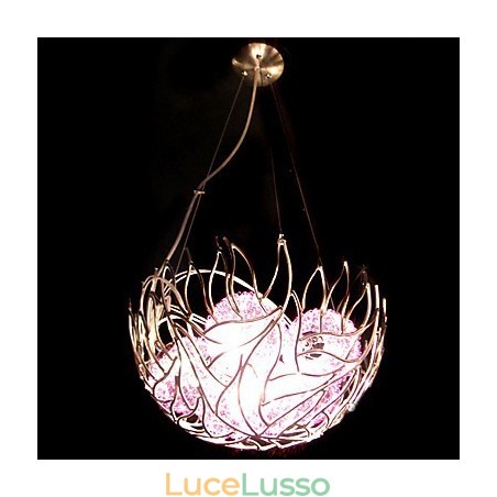 Lampadario a sospensione in cristallo moderno e contemporaneo Lampadario a sospensione in cristallo moderno e contemporaneo
