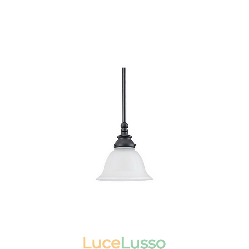 Elegante lampada a sospensione in paralume bianco