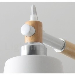 Lampadario moderno contemporaneo in legno a 8 luci