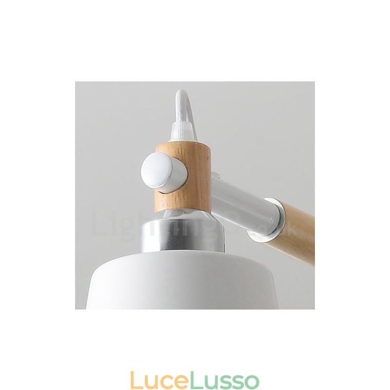 Lampadario moderno contemporaneo in legno a 8 luci