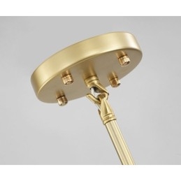 Lampadario moderno contemporaneo a 20 luci (nero dorato)