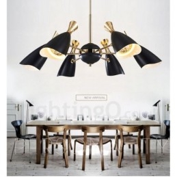 Lampadario moderno contemporaneo a 6 luci