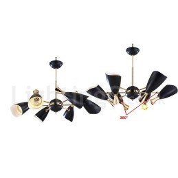 Lampadario moderno contemporaneo a 6 luci