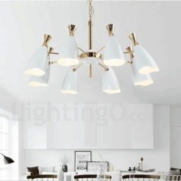 Lampadario moderno in stile contemporaneo a 8 luci
