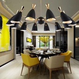 Lampadario a 12 luci in stile moderno e contemporaneo