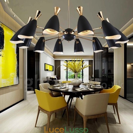 Lampadario a 12 luci in stile moderno e contemporaneo Lampadario a 12 luci in stile moderno e contemporaneo