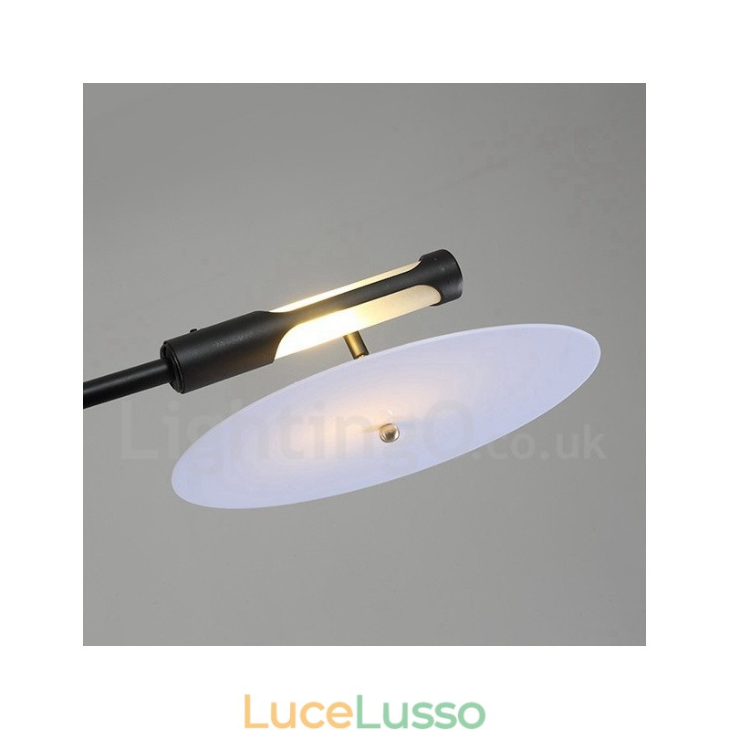 Lampadario moderno contemporaneo a 8 luci nero
