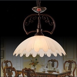 Lampada a sospensione dipinta a mano retrò Lampada a sospensione Illuminazione