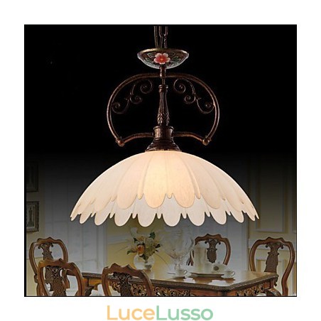 Lampada a sospensione dipinta a mano retrò Lampada a sospensione Illuminazione Lampada a sospensione dipinta a mano retrò Lampada a sospensione Illuminazione