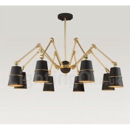 Lampadario moderno contemporaneo a 8 luci