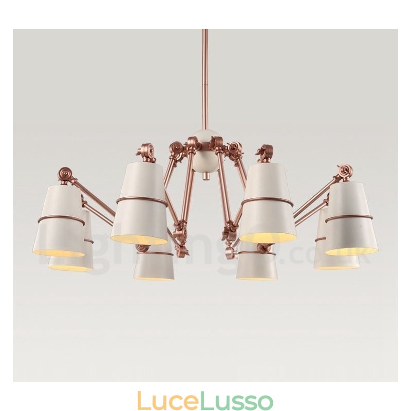 Lampadario moderno contemporaneo a 8 luci