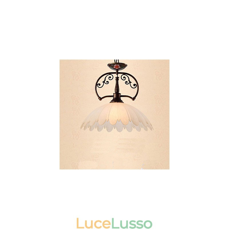 Lampada a sospensione dipinta a mano retrò Lampada a sospensione Illuminazione
