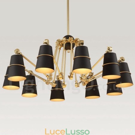Lampadario a 10 luci con luce in stile moderno e contemporaneo Lampadario a 10 luci con luce in stile moderno e contemporaneo