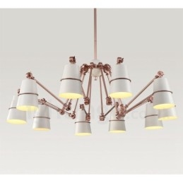 Lampadario a 10 luci con luce in stile moderno e contemporaneo