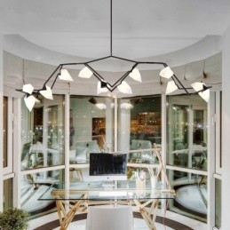 Lampadario moderno contemporaneo a 8 luci