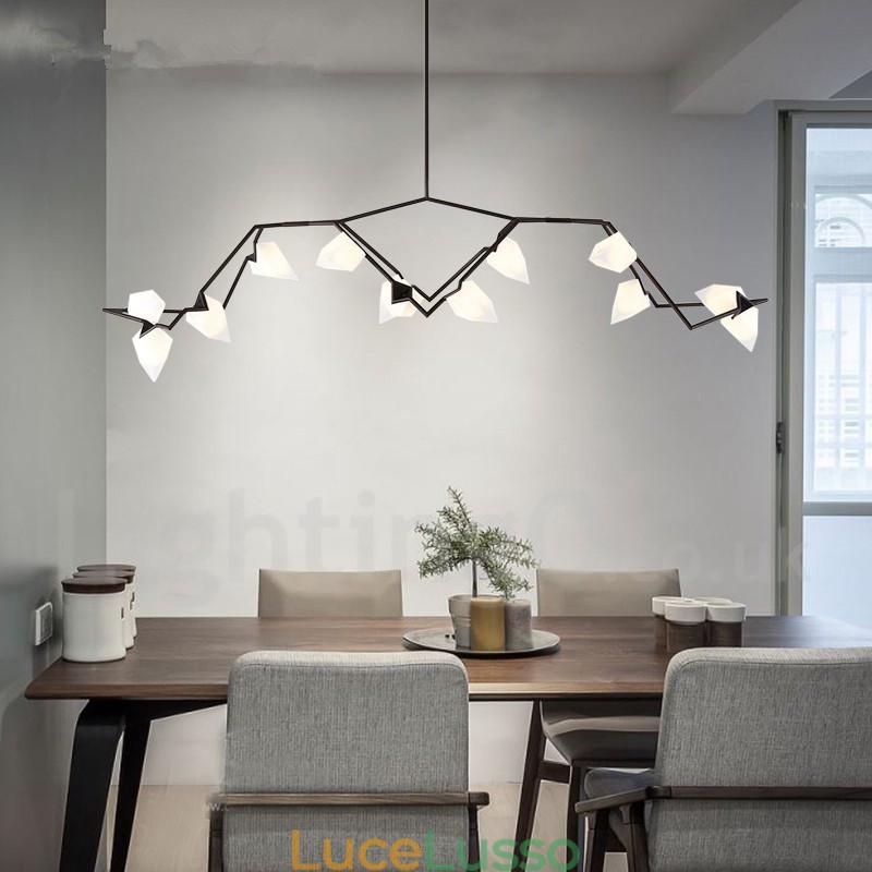 Lampadario moderno contemporaneo a 8 luci
