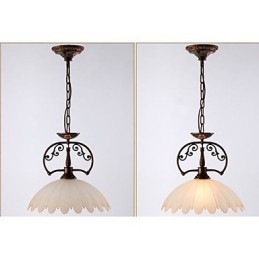 Lampada a sospensione dipinta a mano retrò Lampada a sospensione Illuminazione
