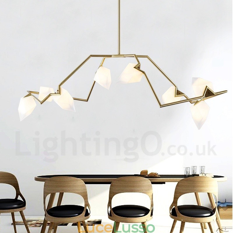 Lampadario moderno contemporaneo a 8 luci