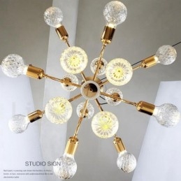 Lampadario moderno contemporaneo a 4 livelli con 16 luci