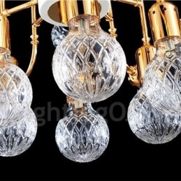 Lampadario moderno contemporaneo a 4 livelli con 16 luci