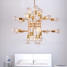 Lampadario moderno contemporaneo a 4 livelli con 16 luci