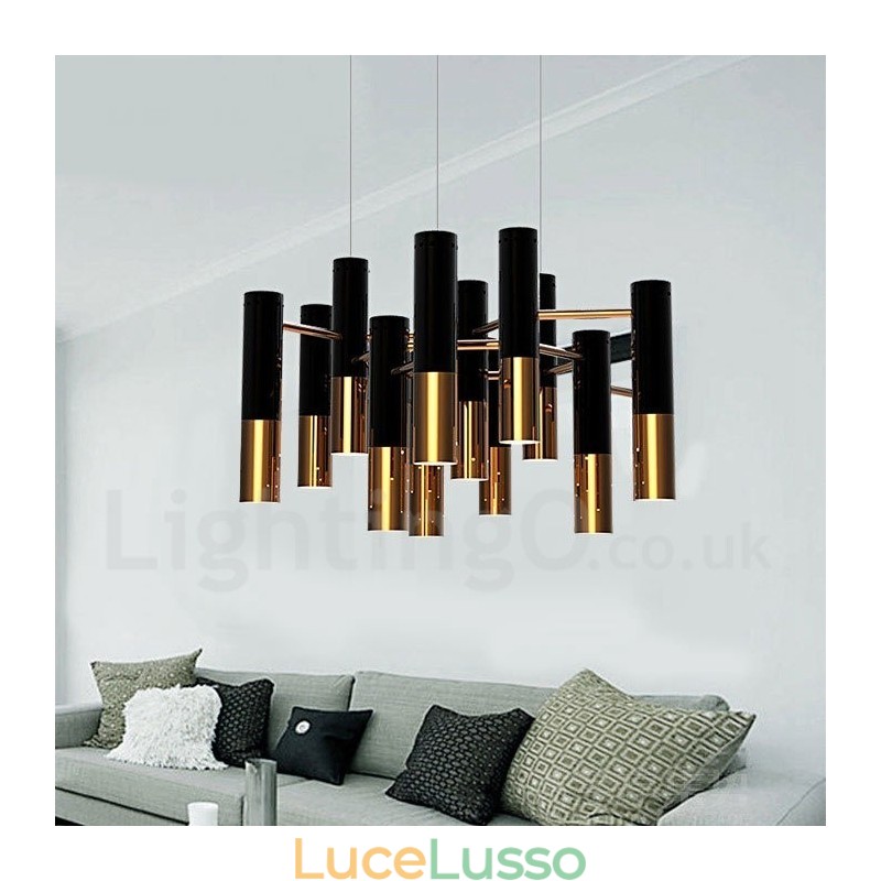 Lampadario moderno contemporaneo a 13 luci, lampada a un solo livello