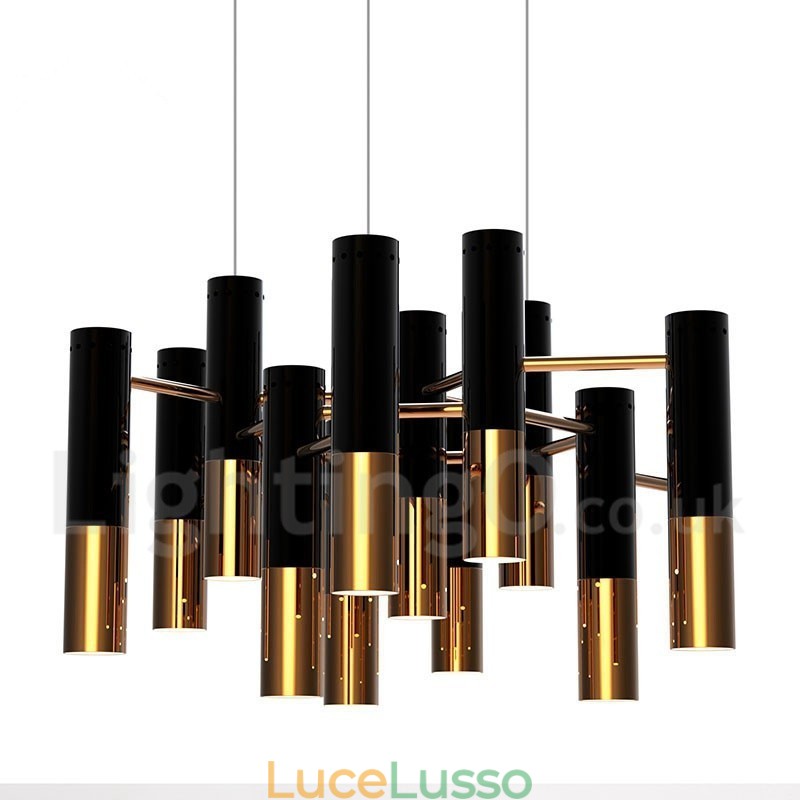 Lampadario moderno contemporaneo a 13 luci, lampada a un solo livello