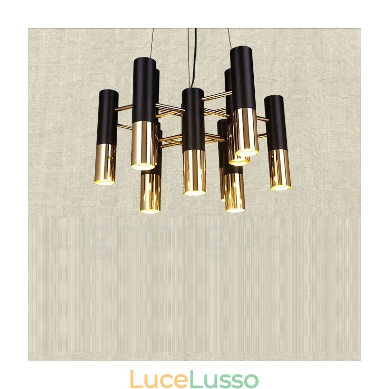 Lampadario moderno contemporaneo a 13 luci, lampada a un solo livello