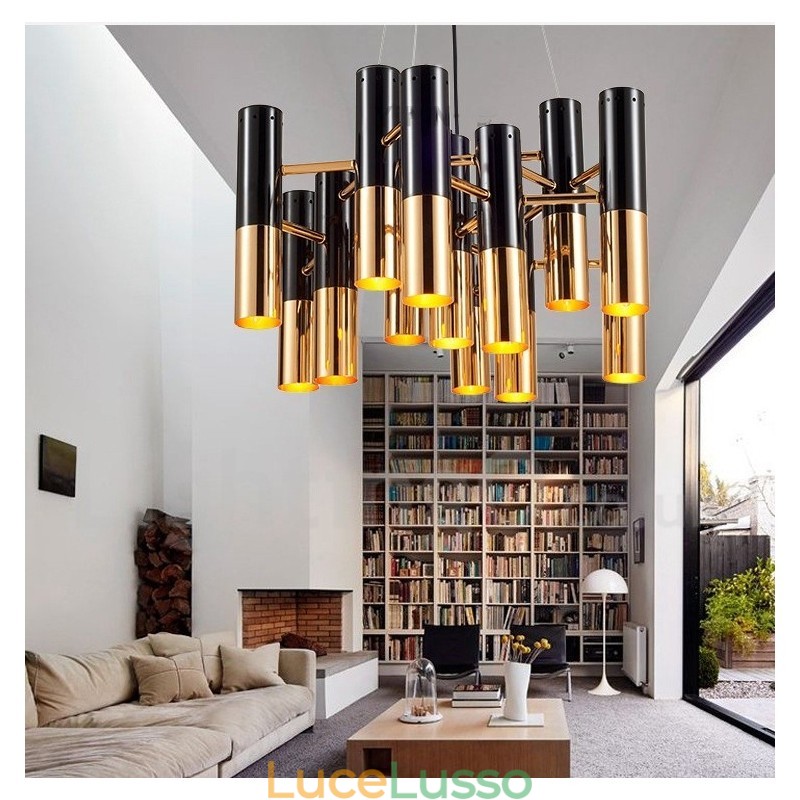 Lampadario moderno contemporaneo a 13 luci, lampada a un solo livello