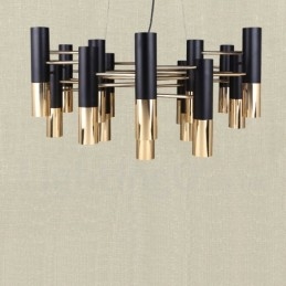 Lampadario moderno contemporaneo a 19 luci, lampada a un solo livello