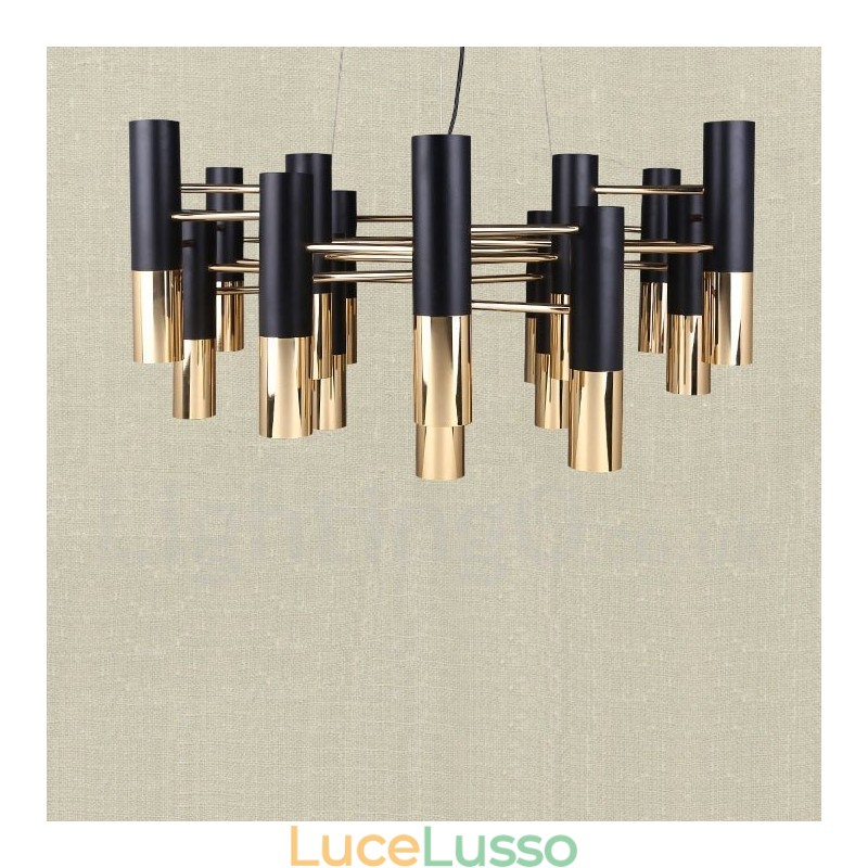 Lampadario moderno contemporaneo a 19 luci, lampada a un solo livello
