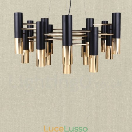 Lampadario moderno contemporaneo a 19 luci, lampada a un solo livello Lampadario moderno contemporaneo a 19 luci, lampada a un solo livello
