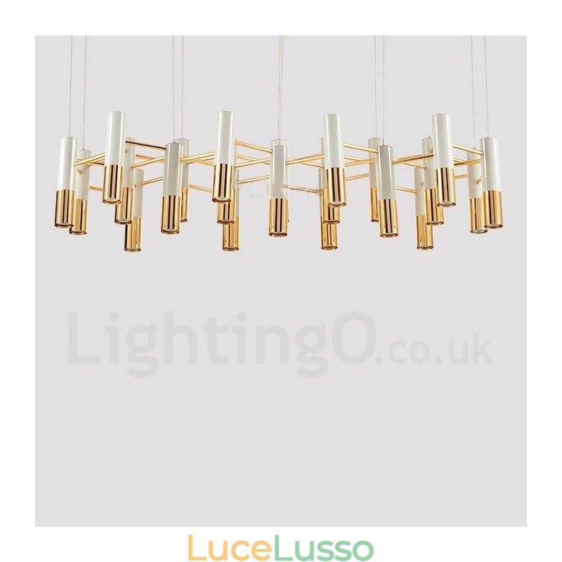 Lampadario moderno contemporaneo a 22 luci, lampada a un solo livello