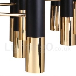 Lampadario moderno contemporaneo a 22 luci, lampada a un solo livello