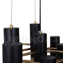 Lampadario moderno contemporaneo a 22 luci, lampada a un solo livello